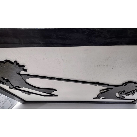 20 X 21 Cloud Strife vs. Sephiroth Final Fantasy VII Wood Wall Art! Very Rare! - Picture 4 of 4